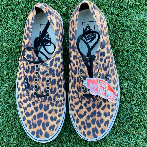 Vans Shoes - Vans Authentic Canvas Leopard Print Shoes